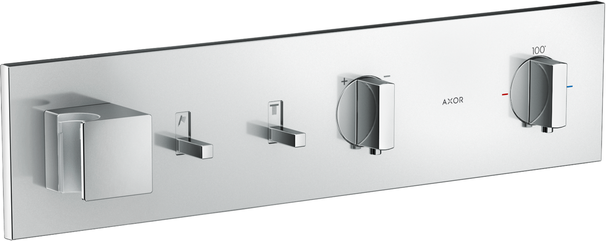 Axor ShowerComposition 2 Functions Chrome Thermostatic Module Trim
