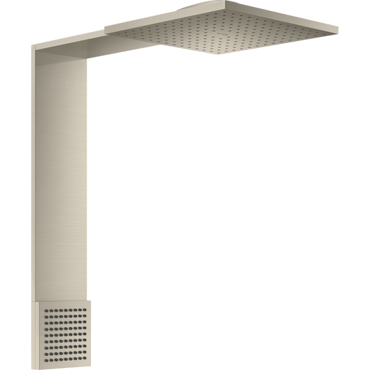 Axor ShowerComposition 2.5 GPM 2-Jet Overhead Shower 1-Jet Shoulder Shower Brushed Nickel Shower Module