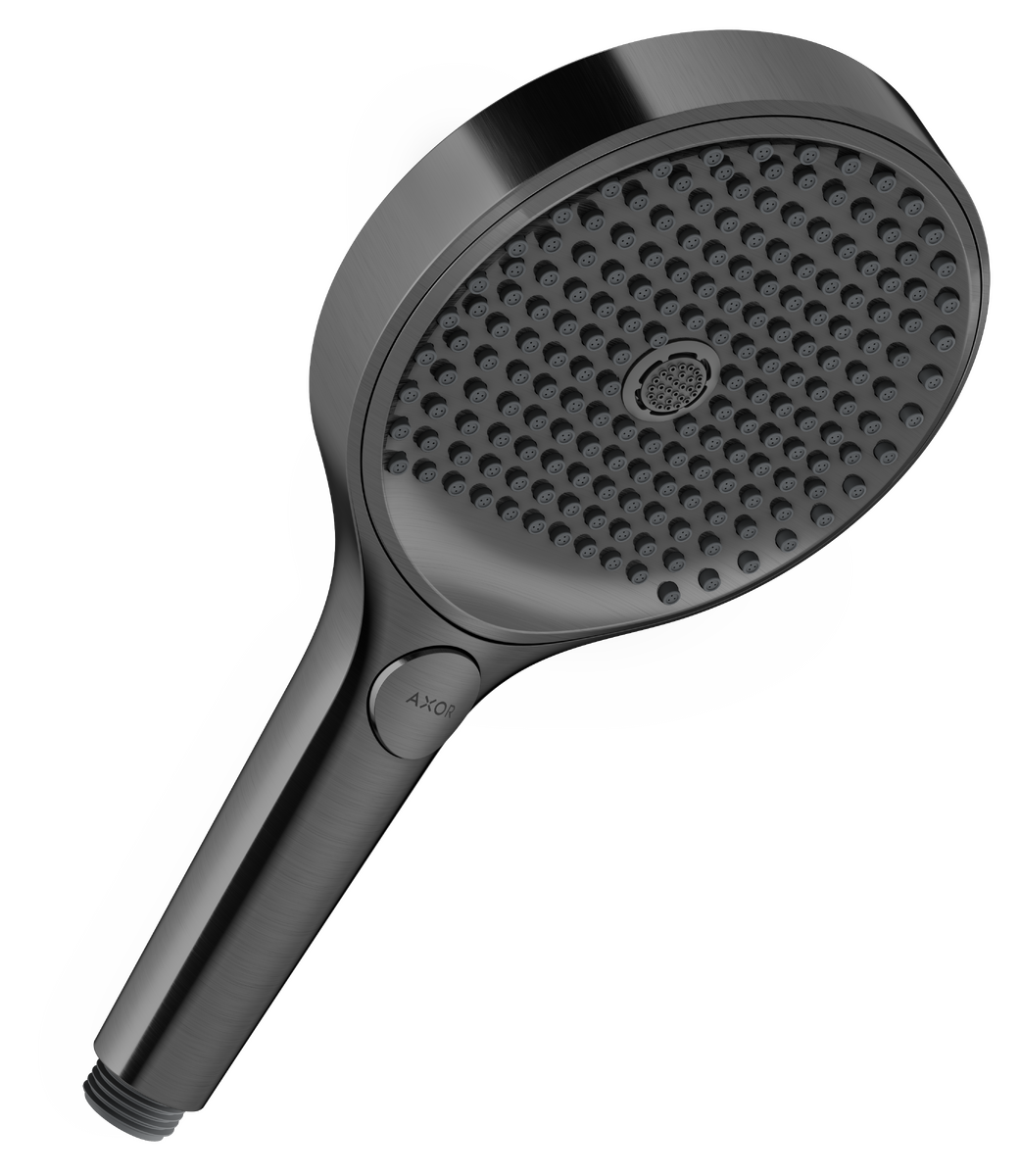 Axor ShowerSolutions 1.5 GPM 130 3-Jet Brushed Black Chrome Handshower