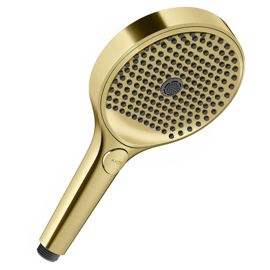 Axor ShowerSolutions 1.5 GPM 130 3-Jet Brushed Brass Handshower