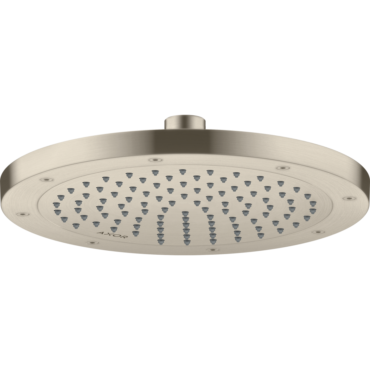 Axor ShowerSolutions 1.5 GPM 245 1-Jet Brushed Nickel Rain Showerhead