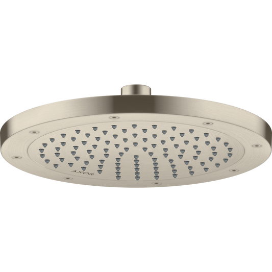 Axor ShowerSolutions 1.5 GPM 245 1-Jet Brushed Nickel Rain Showerhead