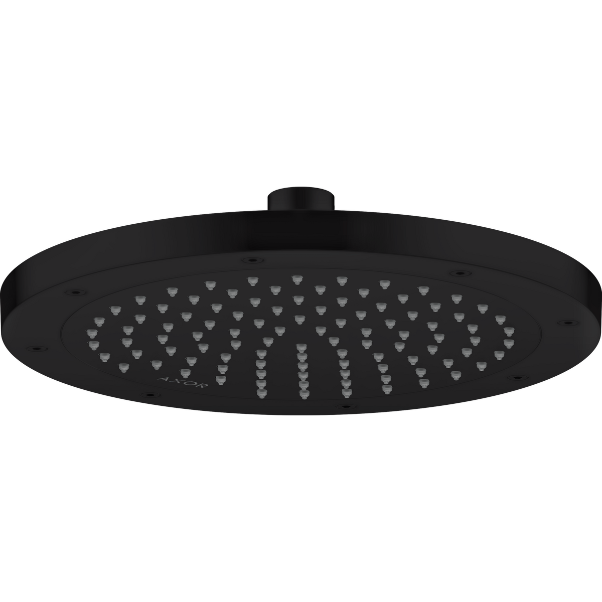 Axor ShowerSolutions 1.5 GPM 245 1-Jet Matte Black Rain Showerhead