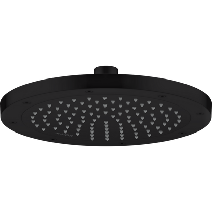 Axor ShowerSolutions 1.5 GPM 245 1-Jet Matte Black Rain Showerhead