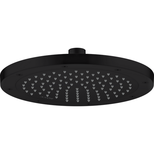 Axor ShowerSolutions 1.5 GPM 245 1-Jet Matte Black Rain Showerhead