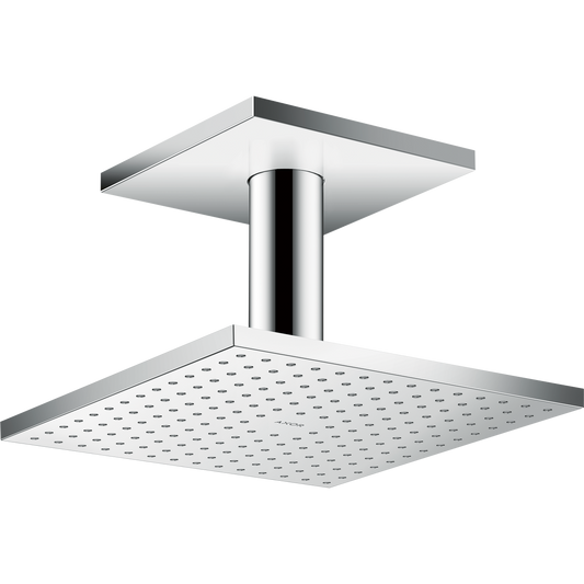 Axor ShowerSolutions 2.5 GPM 250 2-Jet Chrome Square Showerhead With Ceiling Connection