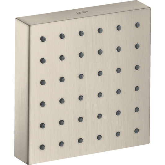 Axor ShowerSolutions 5" x 5" 1.5 GPM Square Brushed Nickel Bodyspray