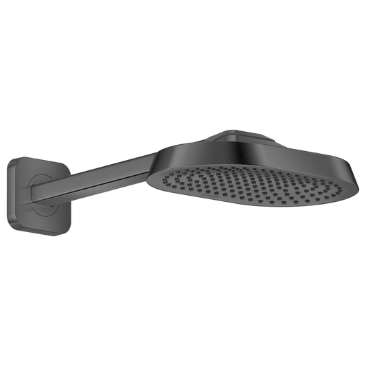 Axor ShowerSphere 2.5 GPM 250 1-Jet Brushed Black Chrome Showerhead With Shower Arm
