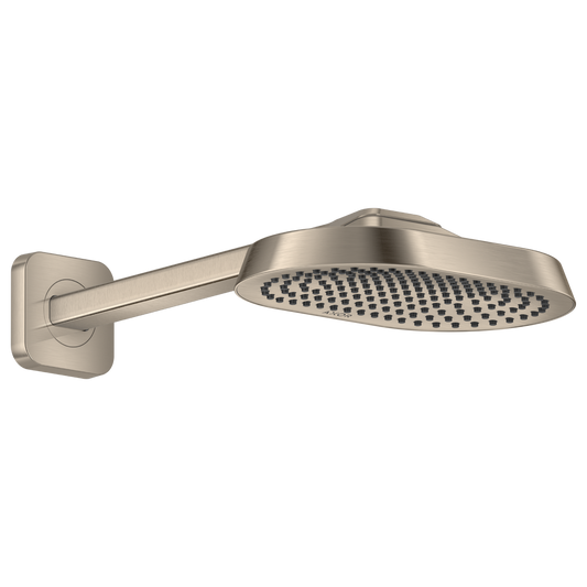 Axor ShowerSphere 2.5 GPM 250 1-Jet Brushed Nickel Showerhead With Shower Arm