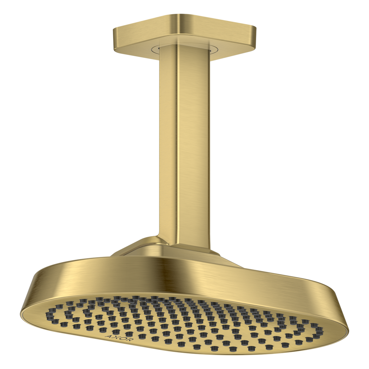 Axor ShowerSphere 1.5 GPM 250 1-Jet Ceiling Connection Brushed Brass Showerhead