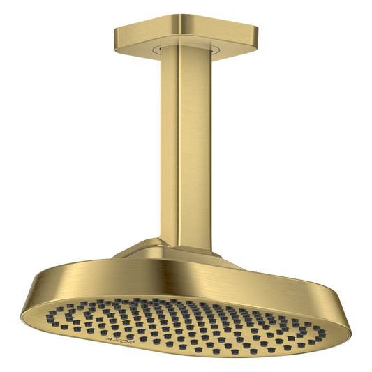 Axor ShowerSphere 1.5 GPM 250 1-Jet Ceiling Connection Brushed Brass Showerhead