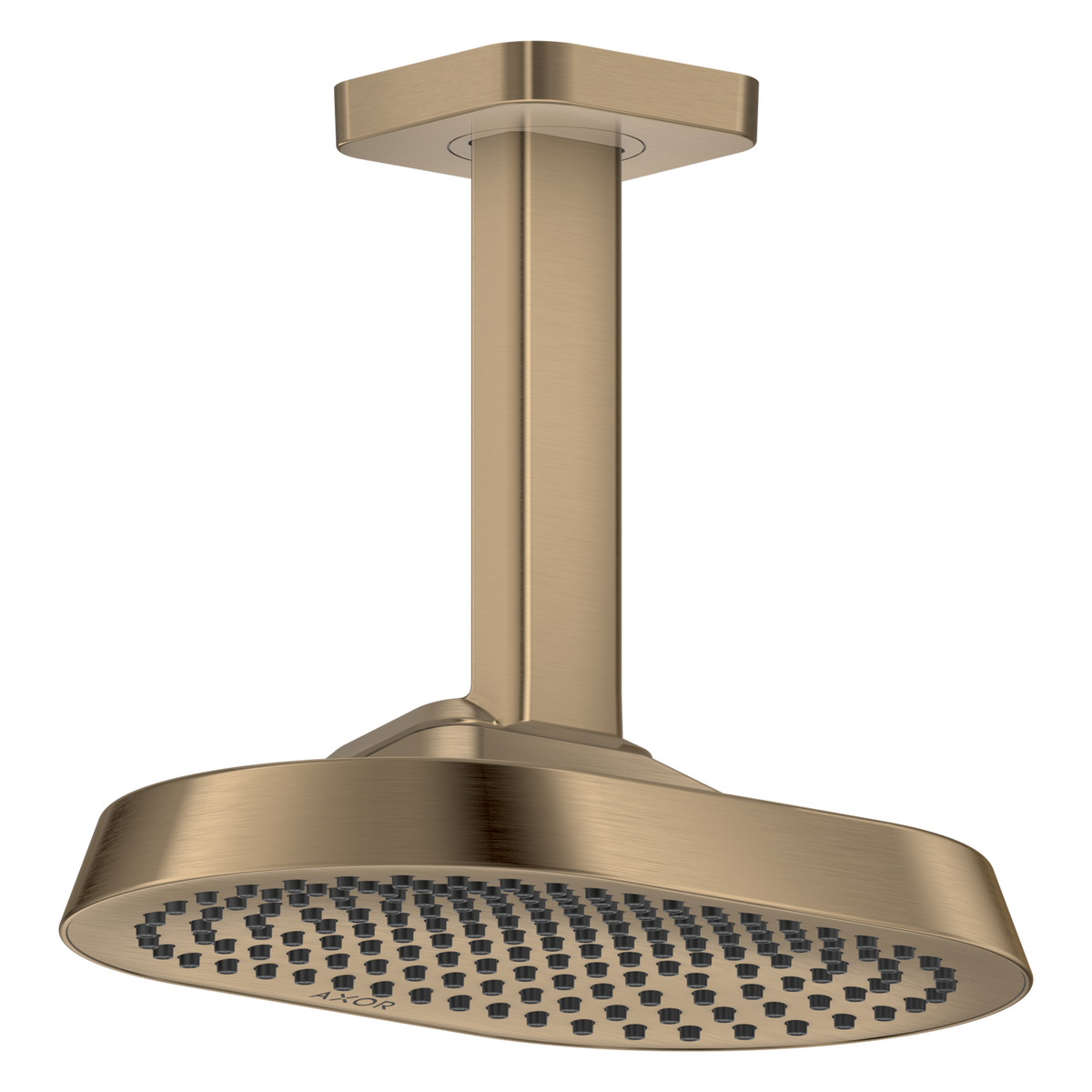 Axor ShowerSphere 1.5 GPM 250 1-Jet Ceiling Connection Brushed Bronze Showerhead