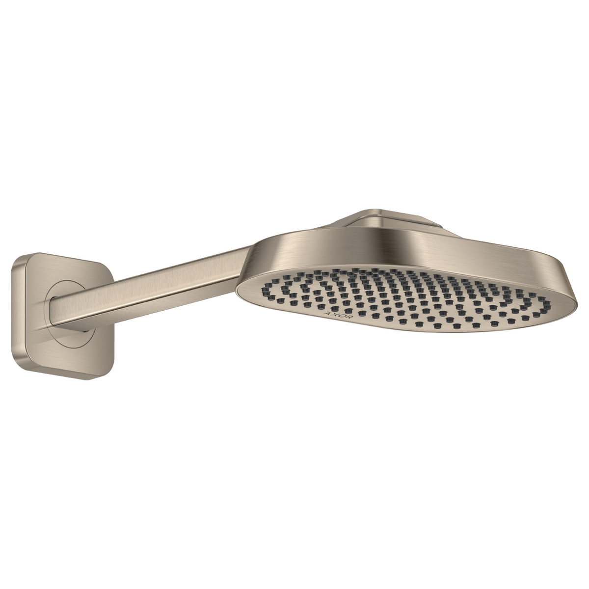 Axor ShowerSphere 1.75 GPM 250 1-Jet Brushed Nickel Showerhead With Shower Arm