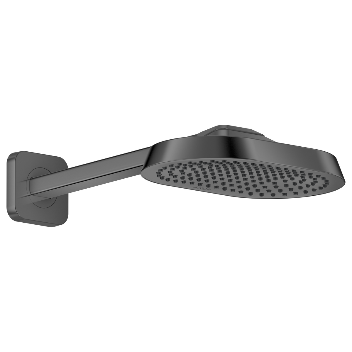 Axor ShowerSphere 1.75 GPM 250 1-Jet Polished Black Chrome Showerhead With Shower Arm