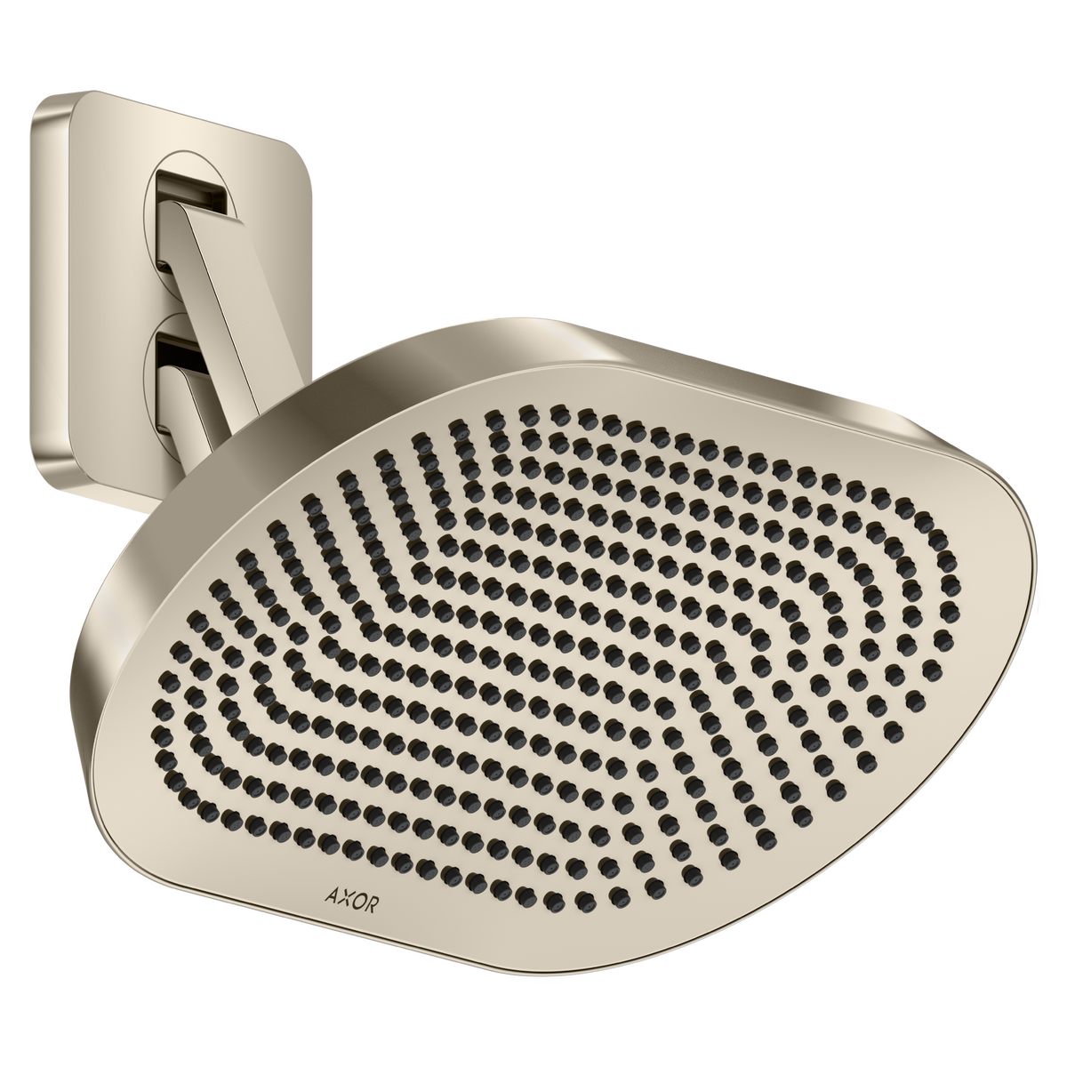 Axor ShowerSphere 1.75 GPM 370 2-Jet Polished Nickel Showerhead With Adjustable Showerarm