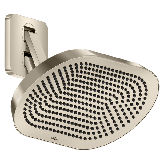 Axor ShowerSphere 1.75 GPM 370 2-Jet Polished Nickel Showerhead With Adjustable Showerarm