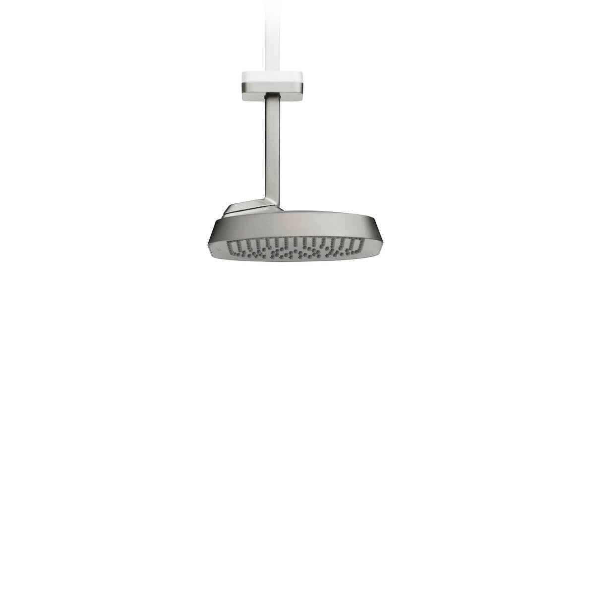 Axor ShowerSphere 2.5 GPM 370 1-Jet Ceiling Connection Brushed Nickel Chrome Showerhead