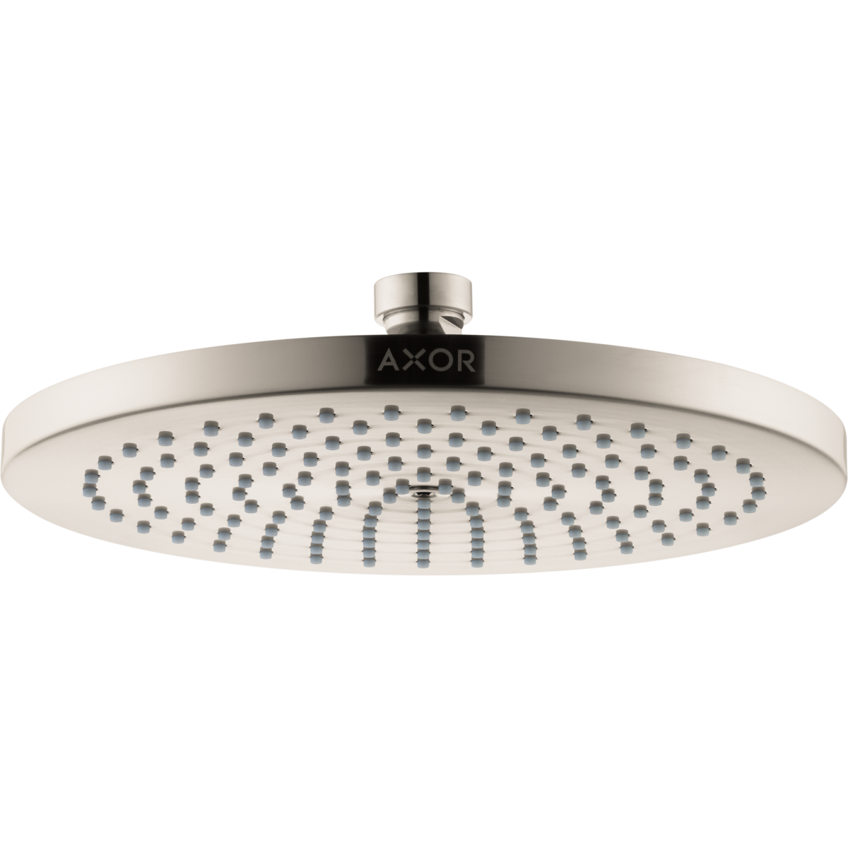 Axor Starck 1.75 GPM 240 1-Jet Brushed Nickel Rain Showerhead