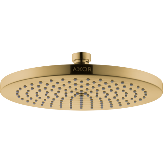 Axor Starck 1.75 GPM 240 1-Jet Polished Gold Optic Showerhead