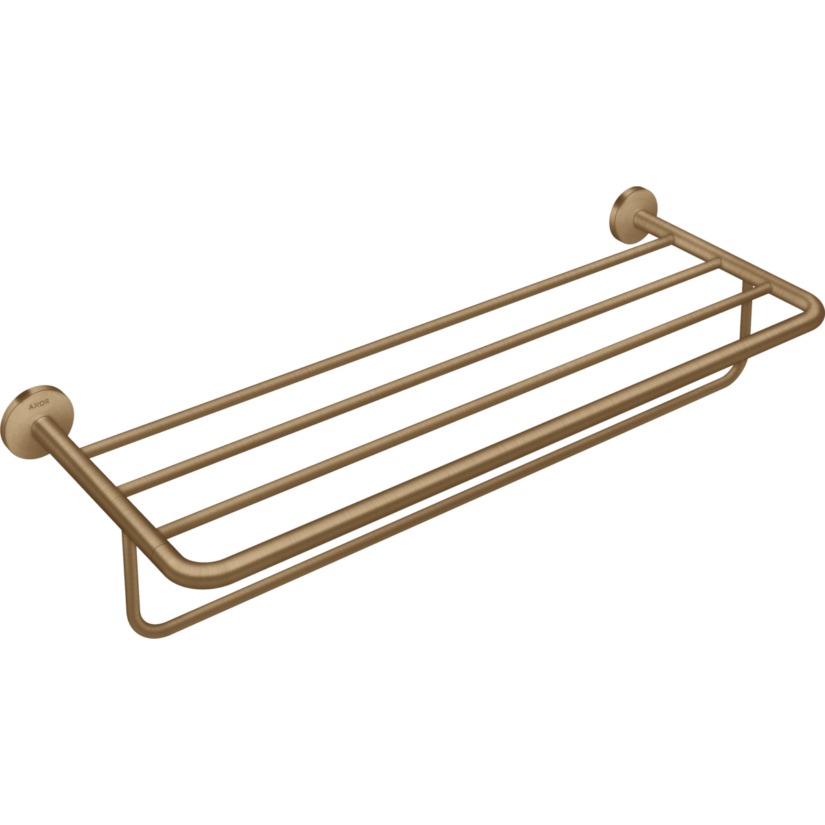 Axor Universal Circular 24" Brushed Bronze Towel Rack
