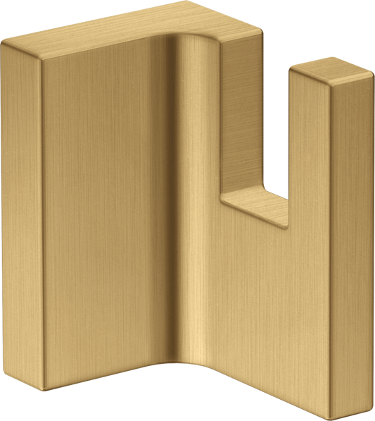 Axor Universal Rectangular Metal Wall Mounted Brushed Gold Optic Towel Hook