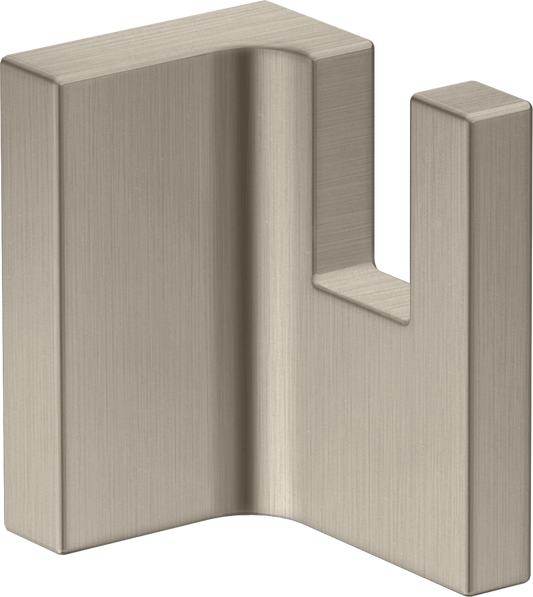 Axor Universal Rectangular Metal Wall Mounted Brushed Nickel Towel Hook