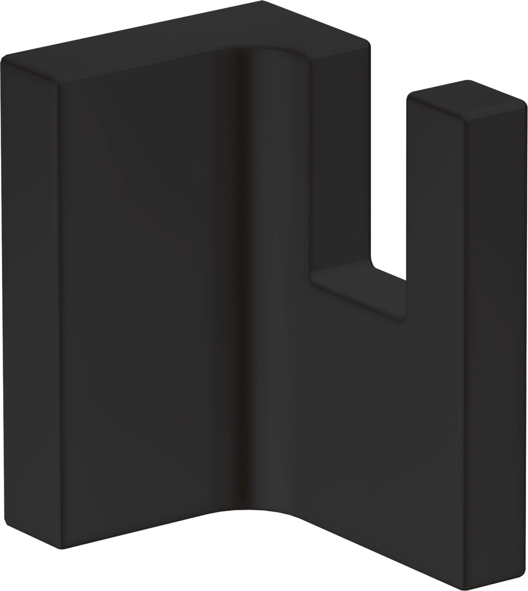 Axor Universal Rectangular Metal Wall Mounted Matte Black Towel Hook