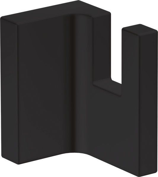 Axor Universal Rectangular Metal Wall Mounted Matte Black Towel Hook