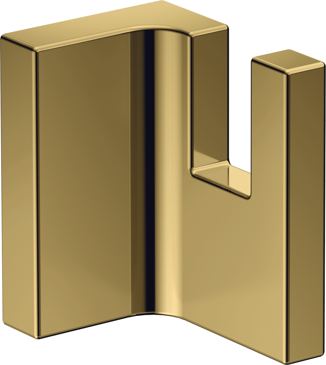 Axor Universal Rectangular Metal Wall Mounted Polished Gold Optic Towel Hook