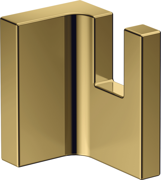Axor Universal Rectangular Metal Wall Mounted Polished Gold Optic Towel Hook