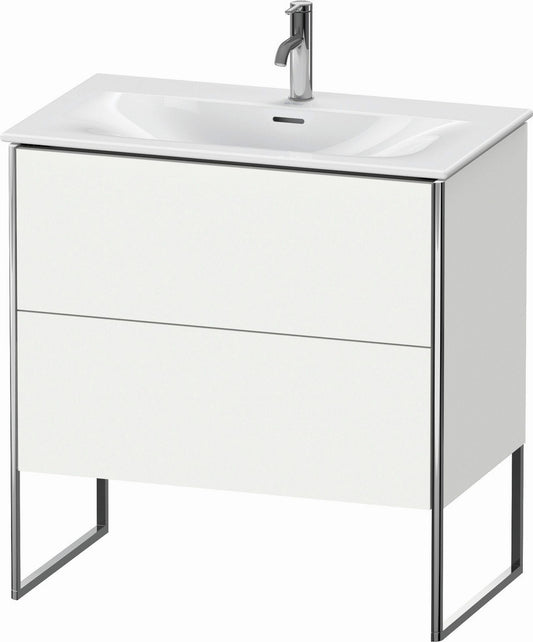 Duravit XSquare 32" White Matt Two Drawer Floorstanding Vanity Unit (XS452401818)