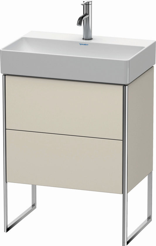 Duravit XSquare 23" Taupe Two Drawer Floorstanding Vanity Unit (XS445309191)