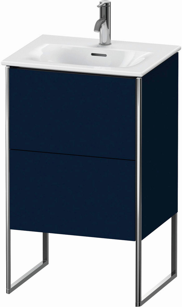 Duravit XSquare 20" Midnight Blue Two Drawer Floorstanding Vanity Unit (XS452109898)