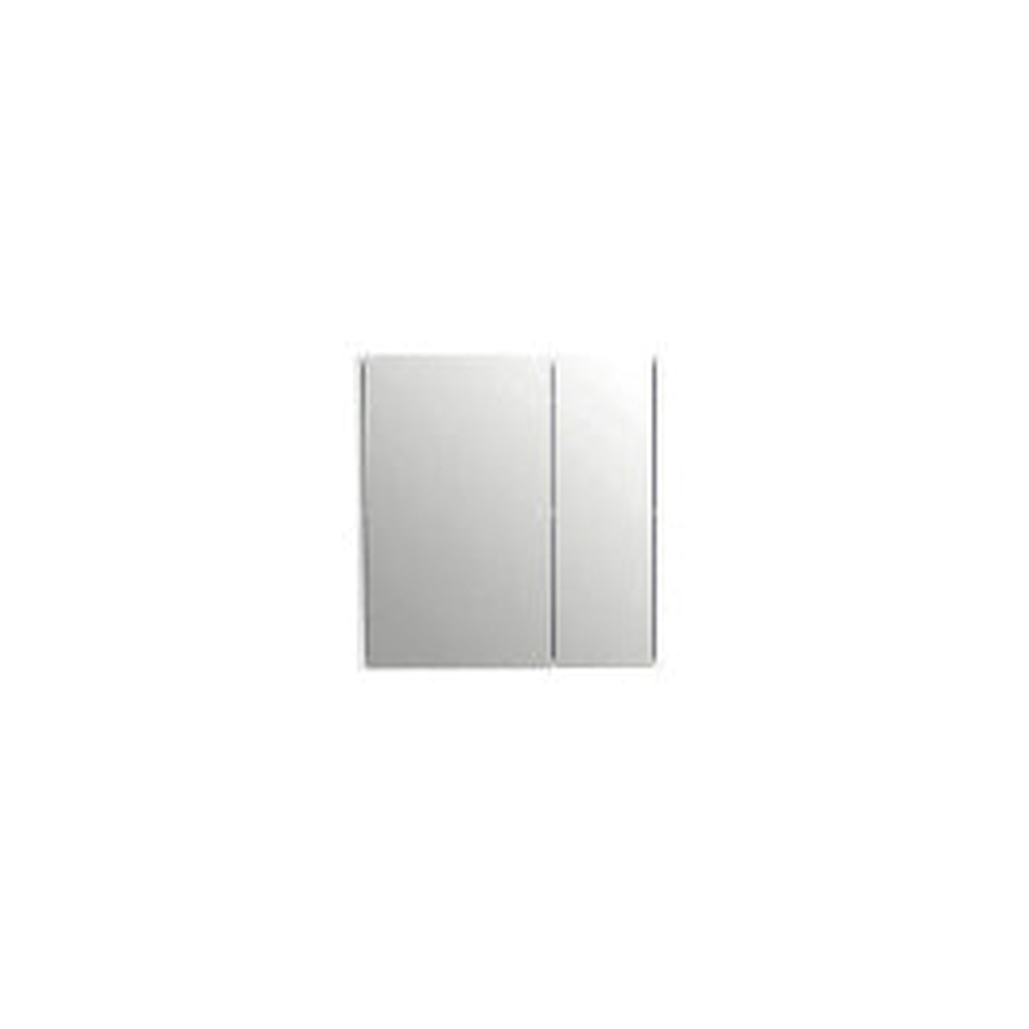 BNK BMC2830WMG Mirror Cabinet White Mable Grain