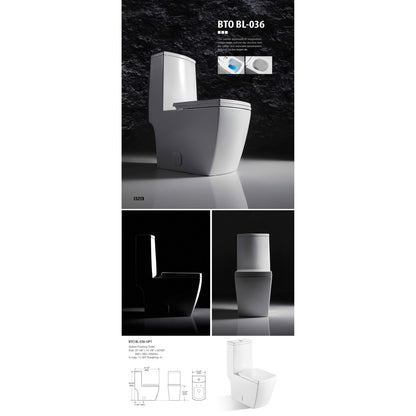 BNK BTO BL-036 Siphon Flushing Toilet