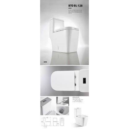 BNK BTO BL-128 Siphon Flushing Toilet