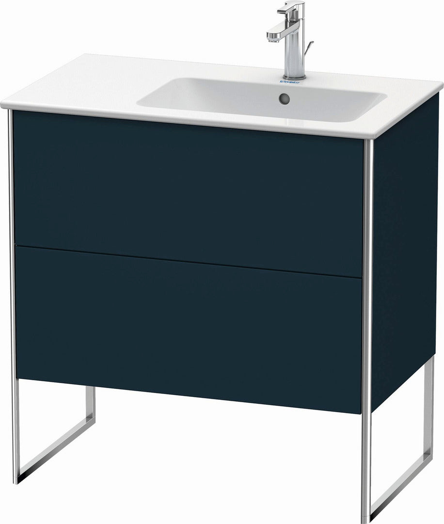 Duravit XSquare 32" Midnight Blue Two Drawer Floorstanding Vanity Unit (XS445209898)