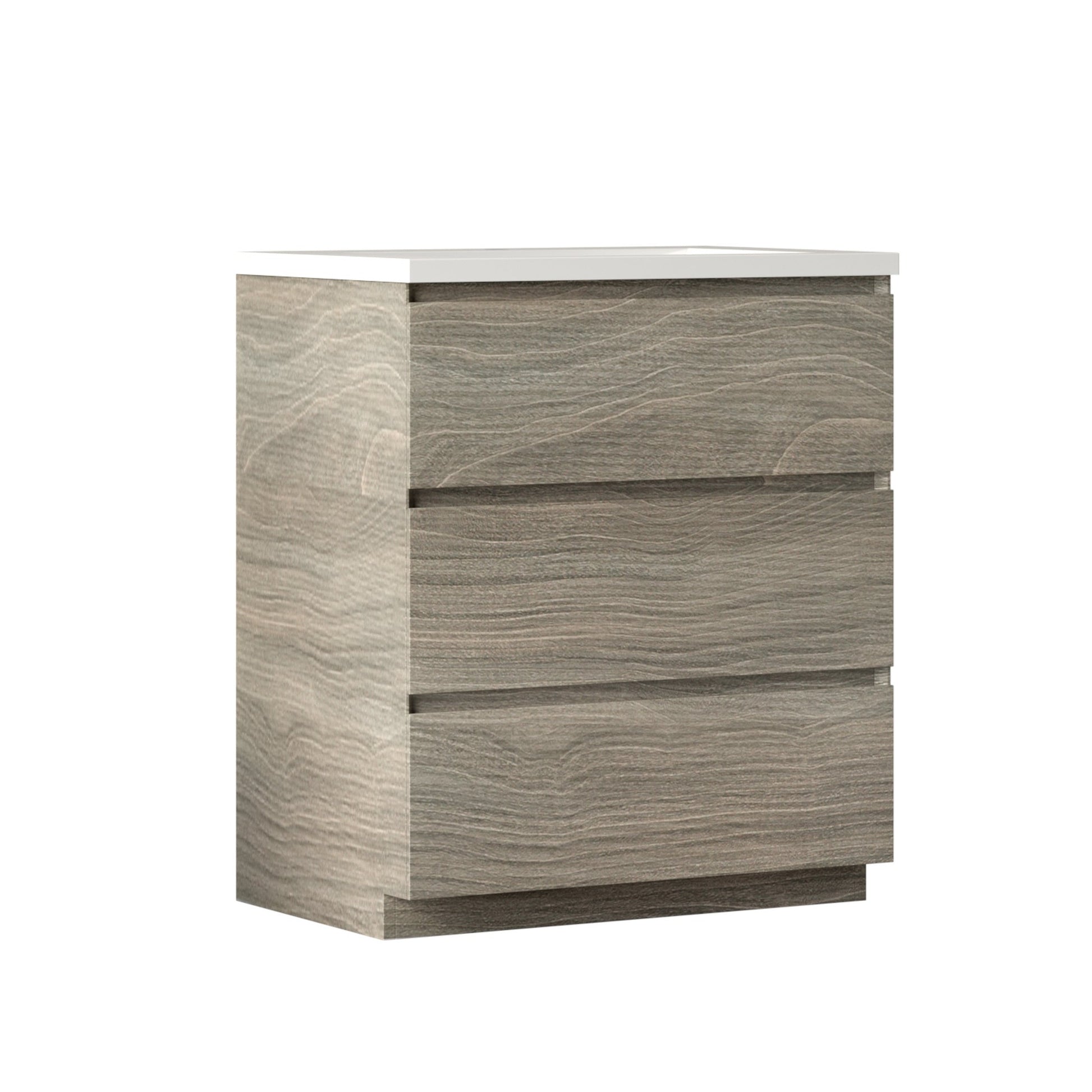 Bathlyn Cascade 30" Maple Grey Bathroom Vanity