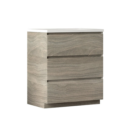Bathlyn Cascade 30" Maple Grey Bathroom Vanity