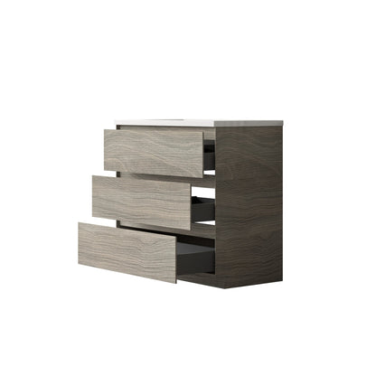 Bathlyn Cascade 36" Maple Grey Bathroom Vanity