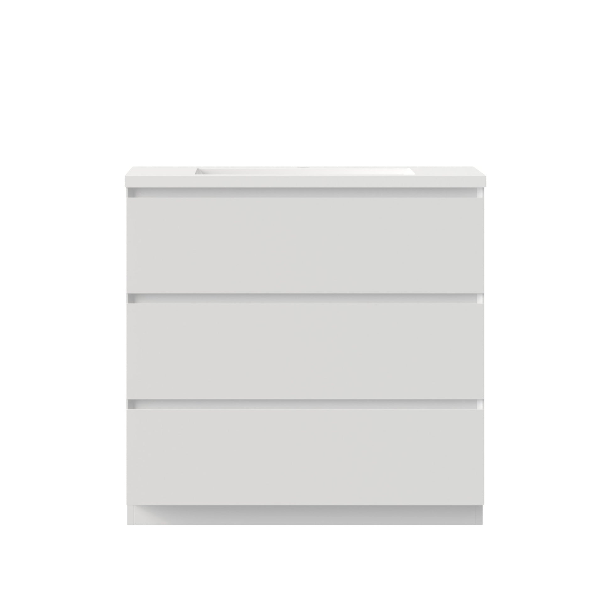 Bathlyn Cascade 36" White Bathroom Vanity