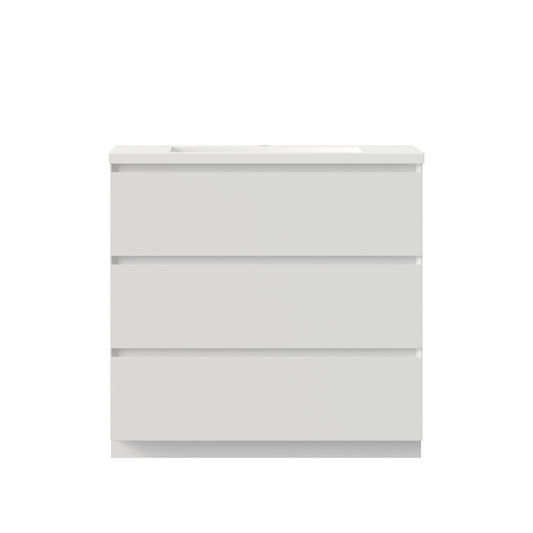 Bathlyn Cascade 36" White Bathroom Vanity