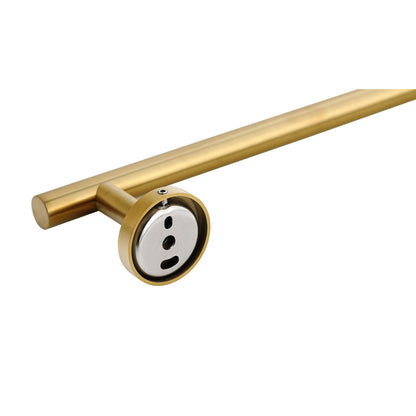 Bathlyn Elizabeth 4-Piece Brass Gold Stainless Steel Bathroom Hardware Set