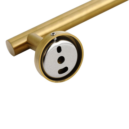 Bathlyn Elizabeth 4-Piece Brass Gold Stainless Steel Bathroom Hardware Set