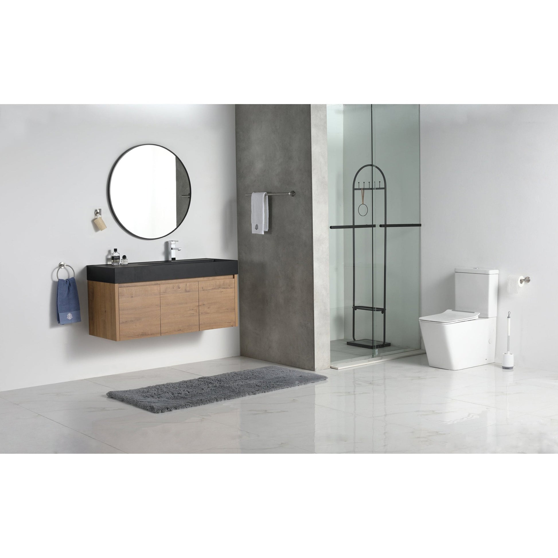 Bathlyn Elizabeth 4-Piece Chrome Stainless Steel Bathroom Hardware Set