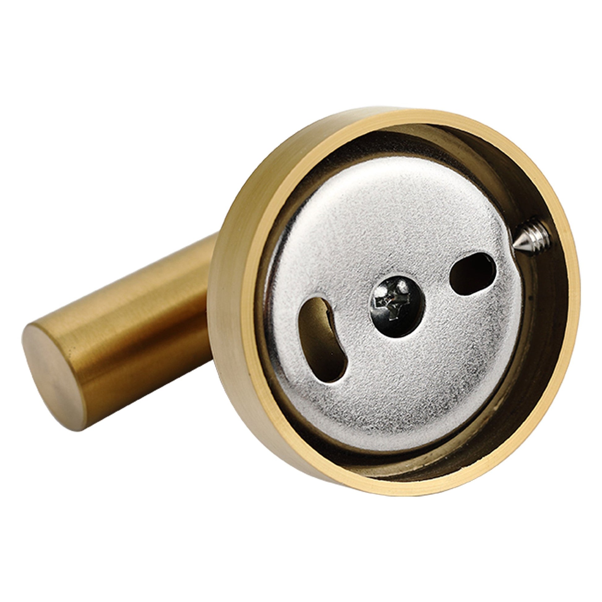 Bathlyn Elizabeth Brass Gold Stainless Steel J-Hook Robe Hook