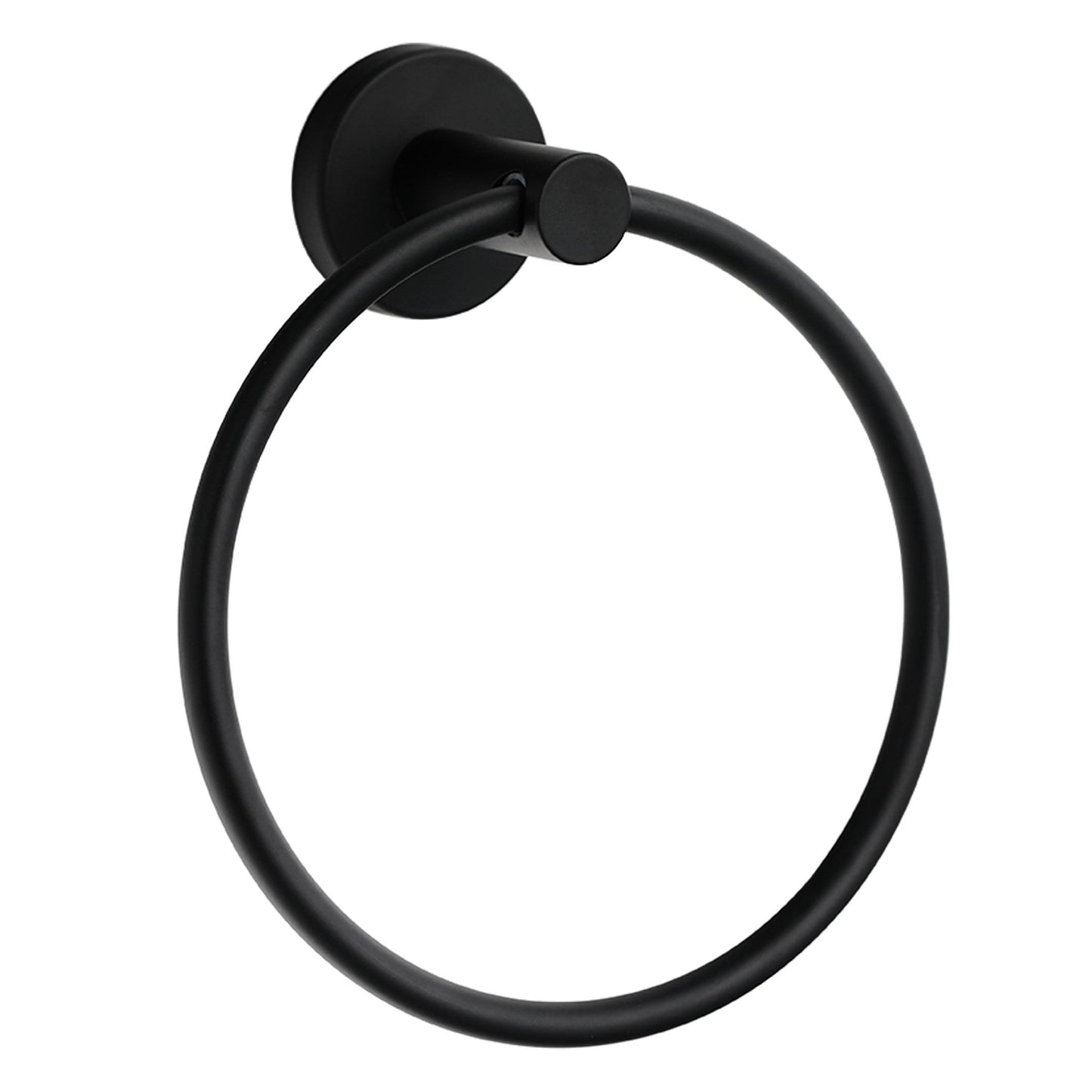 Bathlyn Elizabeth Matte Black Stainless Steel Wall Mounted Towel Ring
