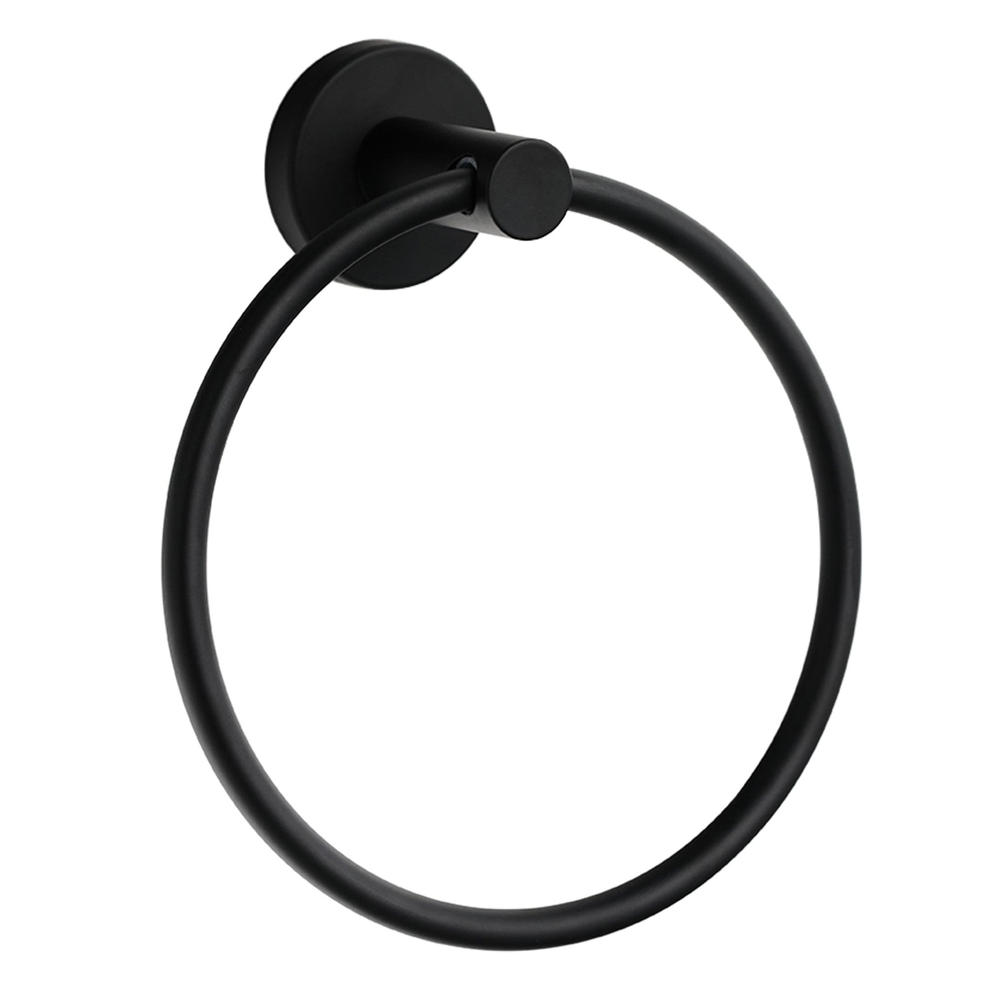 Bathlyn Elizabeth Matte Black Stainless Steel Wall Mounted Towel Ring