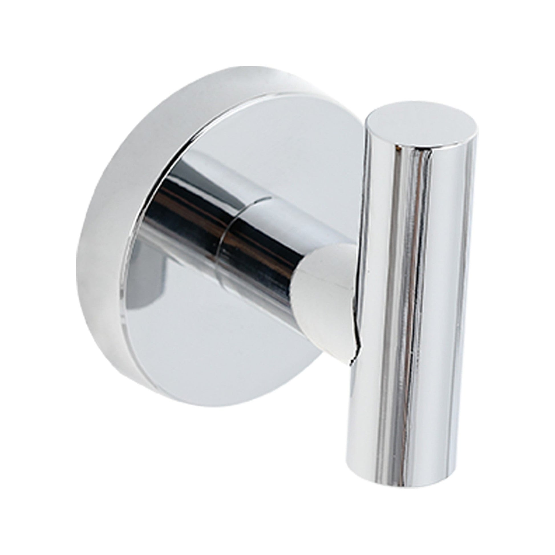 Bathlyn Elizabeth Set of 2 Chrome Stainless Steel J-Hook Robe Hook