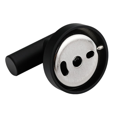 Bathlyn Elizabeth Set of 2 Matte Black Stainless Steel J-Hook Robe Hook